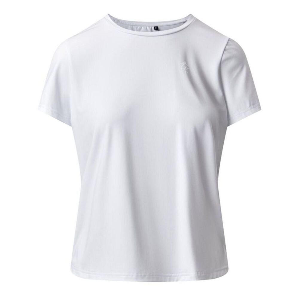 Gym King Womens/Ladies Victory Embossed T-Shirt / White
